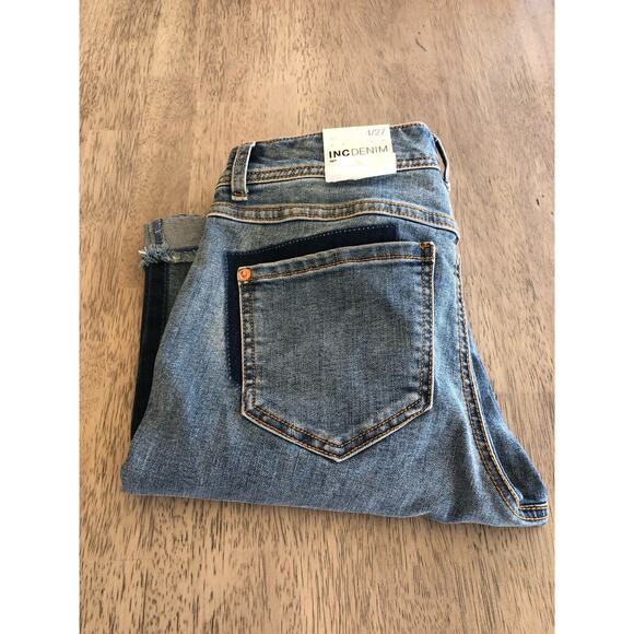 INC Core Denim Mid Rise Bermuda Shorts - 4/27 - Picture 8 of 8